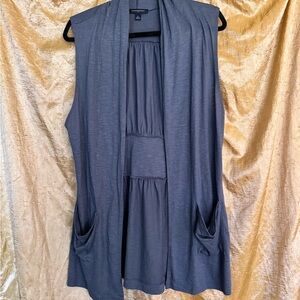 Banana Republic Gray Sleeveless Top